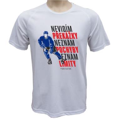 020 Tričko ICON HOKEJ NEVIDÍM PŘEKŽKY          