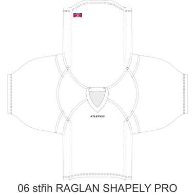 006 Střih HOKEJ RAGLAN SHAPELY PROFESIONAL