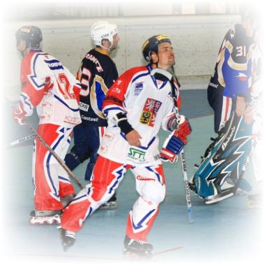006 dres in-line hokej CZECH červený