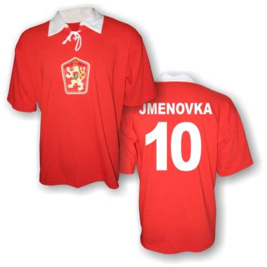 011 Retro Trikot ČSSR Fussball rot