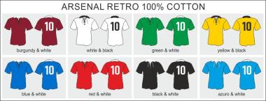 001 Retro dres fotbal  ARSENAL