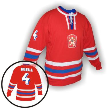 021 Retro dres ČSSR 76 Pk červený