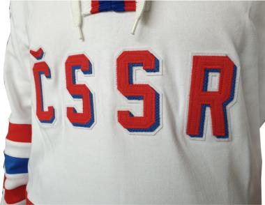 006 Retro dres ČSSR 68 bílý s nápisem