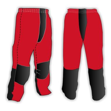 012 In line Shorts  F3 red