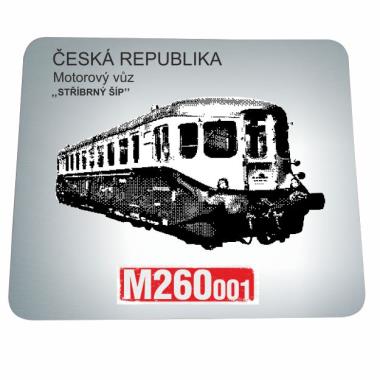 070 Podložka pod myš M260.001 STŘIBRNÝ ŠÍP