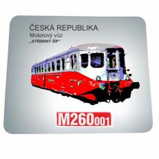 071 Podložka pod myš M260.001 STŘIBRNÝ ŠÍP color