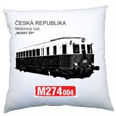 050 Polštářek M274.004 MODRÝ ŠÍP