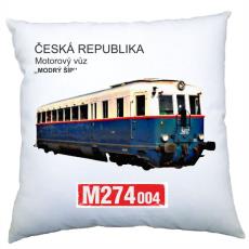 051 Polštářek M274.004 MODRÝ ŠÍP color