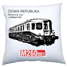 050 Polštářek M260.001 STŘIBRNÝ ŠÍP