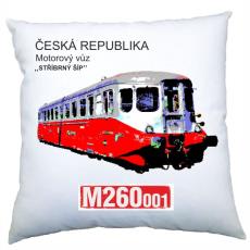 051 Polštářek M260.001 STŘIBRNÝ ŠÍP color