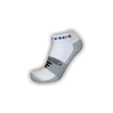 010 Ponožky ATLETICO bílé nízké