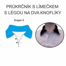 09 Průkrčník LÍMEČEK S LÉGOU NA DVA KNOFLÍKY