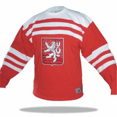 005 Retro Trikot ČSR 1947 rot-weiss