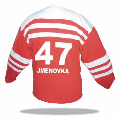 005 Retro dres ČSR 1947 červeno-bílý