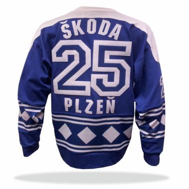 023 Retro dres ŠKODA PLZEŇ 76 modrý