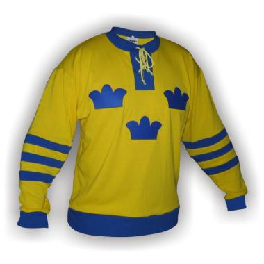 032 Retro Trikot TRE KRONOR gelb/blau