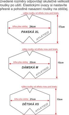 012 Elastická ROUŠKA VLASTNÍ DESIGN 6 až 19ks