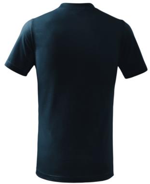 002 Tričko BASIC dětské navy blue 