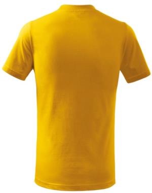 004 Tričko BASIC dětské žlutá