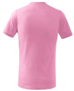 030 Tričko BASIC dětské růžová