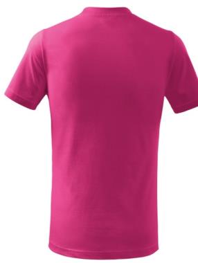 063 Tričko BASIC dětské malina
