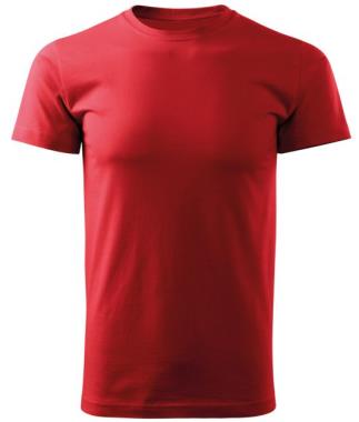 07 Tričko BASIC unisex červená       