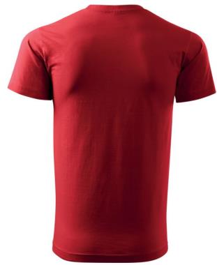 07 Tričko BASIC unisex červená       