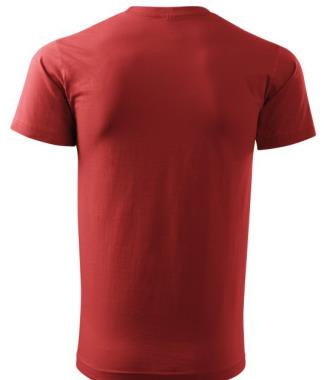 13 Tričko BASIC unisex bordó
