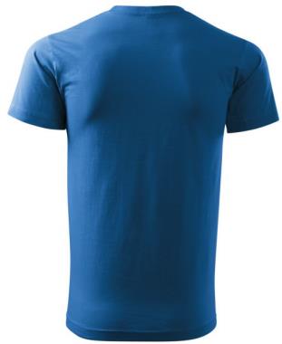 14 Tričko BASIC unisex azurová modrá