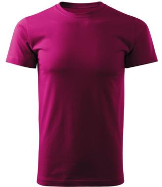 49 Tričko BASIC unisex fuchsia red