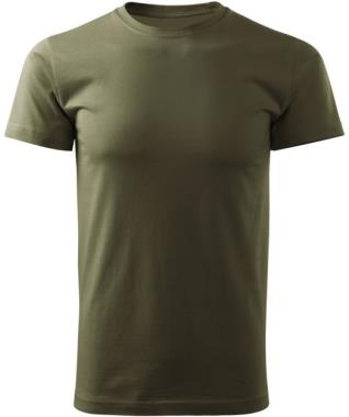 69 Tričko BASIC unisex military   