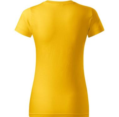 004 Tričko BASIC dámské žluté      