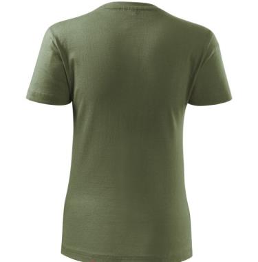 009 Tričko BASIC dámské khaki