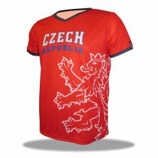 032 Tričko SOFTBAL CZECH subli red