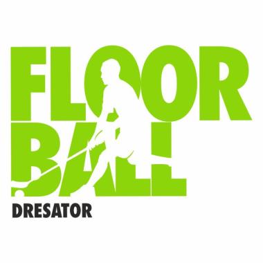 030 Tričko BA florbal FLOORBALL dgreen