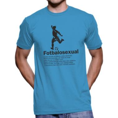 070 Tričko BA FOTBALOSEXUAL tyrkys