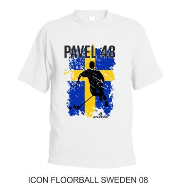 008 Tričko ICON FLOORBALL SWEDEN 08