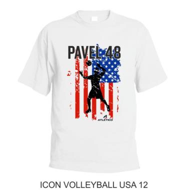 012 Tričko ICON VOLEYBALL USA 12