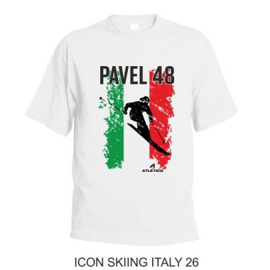 026 T-shirt ICON SKIING ITALY 26