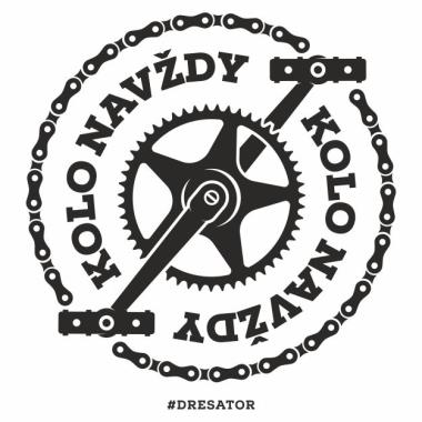 030 Tričko BA cyklo KOLO NAVŽDY bordo