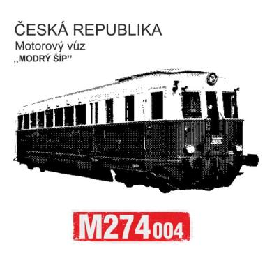 010 Tričko M274.004 MODRÝ ŠÍP
