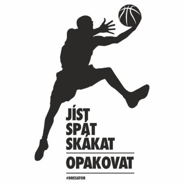 010 Tričko BA basket OPAKOVAT dgreen