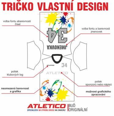 000 Tričko VLASTNÍ DESIGN subli