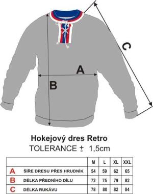 006 Retro dres ČSSR 70 bílý s nápisem